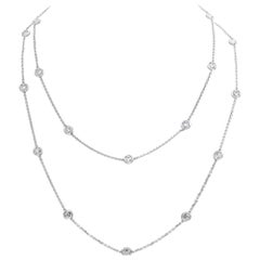 Diamonds by the Yard White Gold Necklace