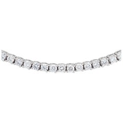 Diamond White Gold Choker Necklace