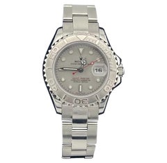 Used 2002 Rolex Yacht-Master Automatic 29mm Platinum Dial Ladies Watch 16922
