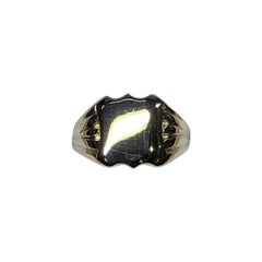 Anillo de oro amarillo de 18 ct con sello británico completo