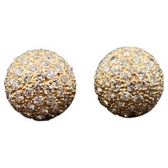 2.00 ct Diamond Pave Earrings
