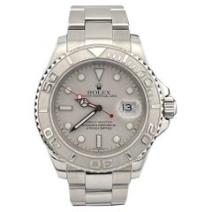 Rolex Yachtmaster 16622 Men's Watch 40mm Platinum Bezel Stainless Steel Oyster