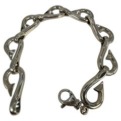 Bracciale ad amo in argento