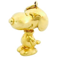 Cartier Gold Snoopy Charm