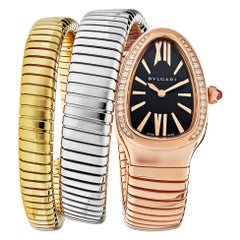 Reloj de mujer Bvlgari Serpenti Tubogas 102948 Diamante Tricolor