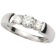 Diamond Trilogy Ring 0.68 Carat 2