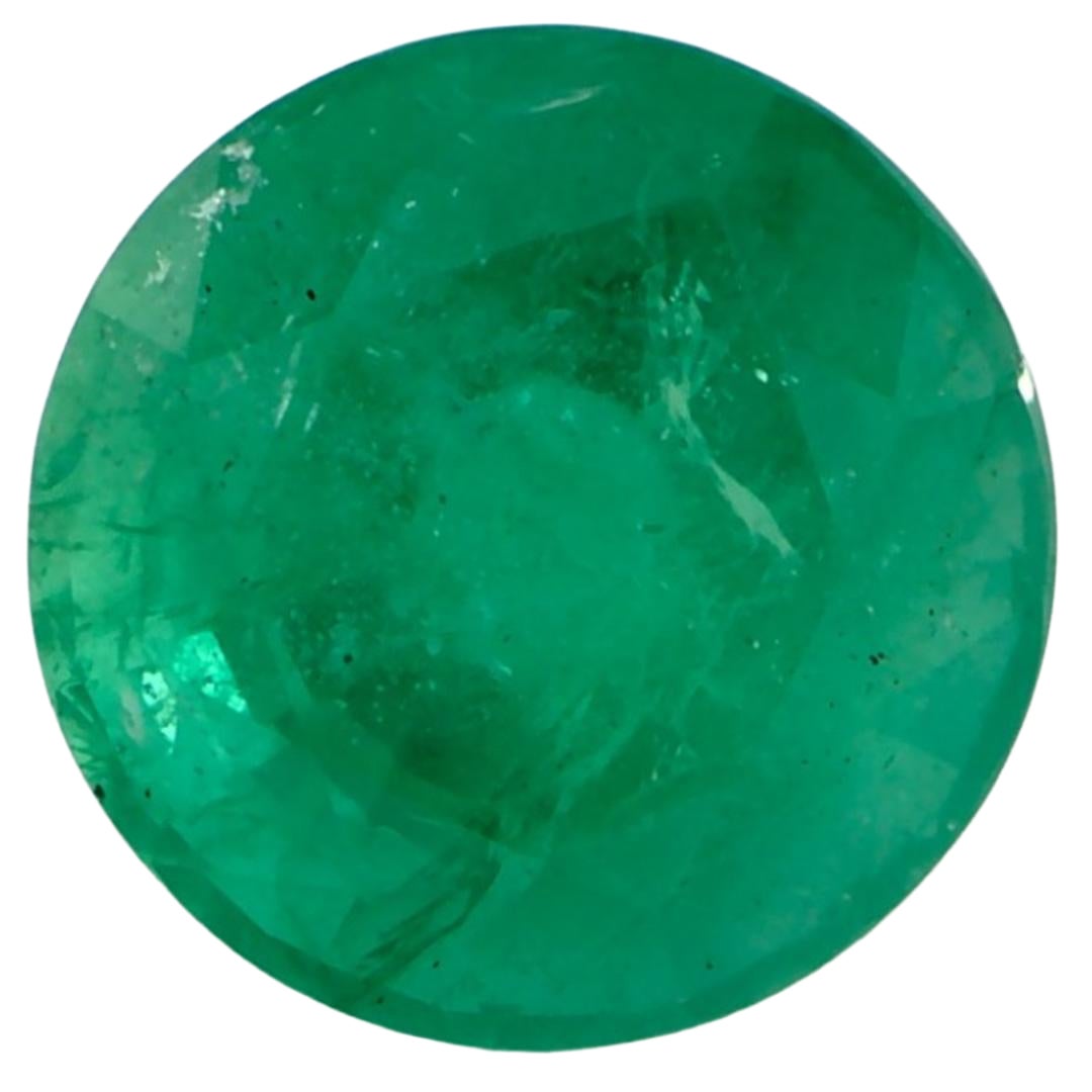 1.45 Ct Emerald Round Loose Gemstone