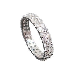 2.00 ct Double Row Diamond Eternity Ring