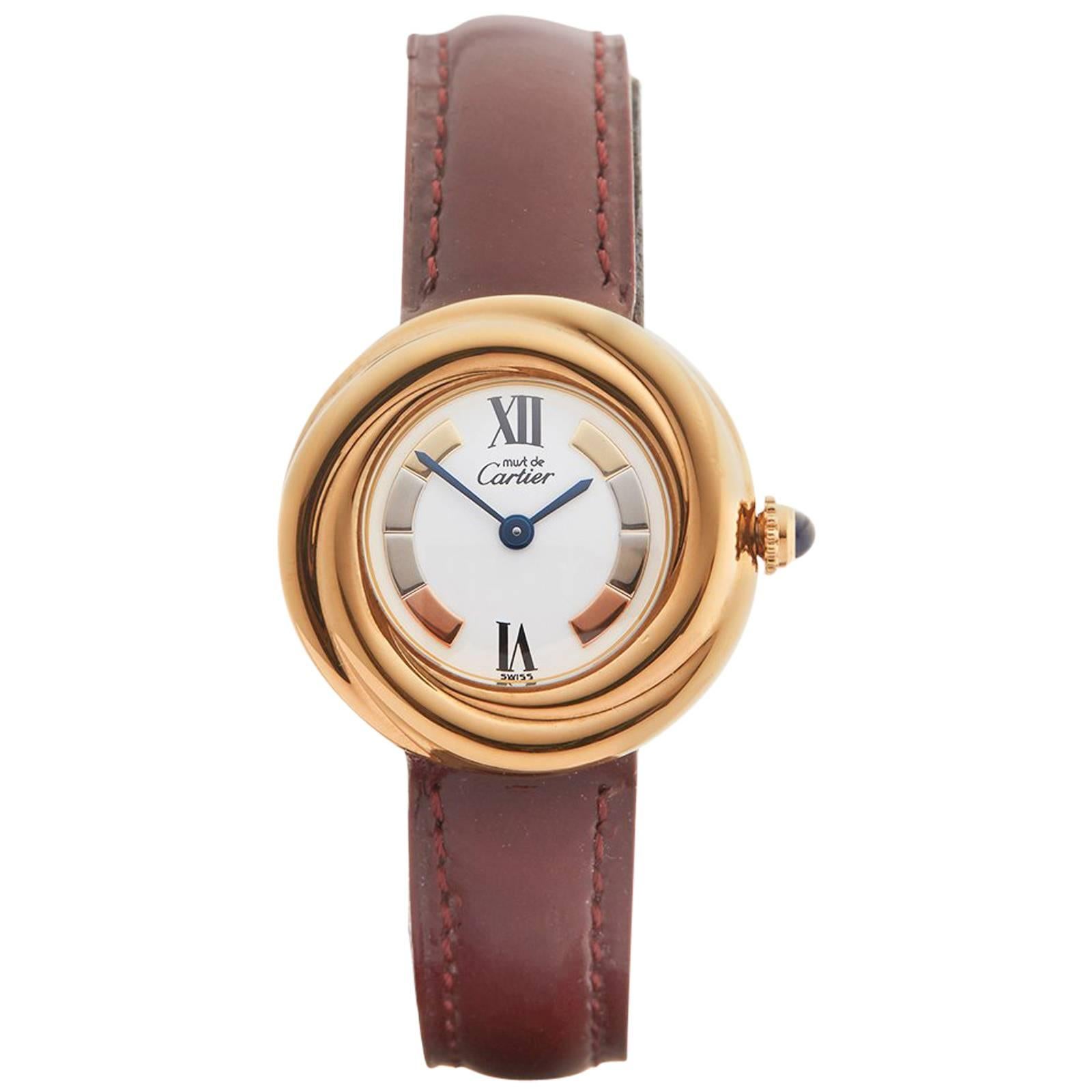 Cartier Ladies Vermeil Gold Must de Cartier Quartz Wristwatch
