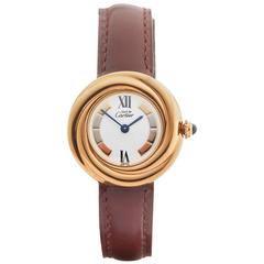 Retro Cartier Ladies Vermeil Gold Must de Cartier Quartz Wristwatch