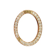 14K Solid Gold Lobster Clasps Natural Diamond Clasps Lock Unique Gift For Women.