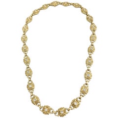Judith Ripka Diamond Gold Necklace