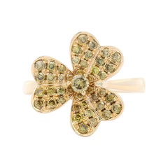 Alexander Beverly Hills - Anello floreale con diamanti gialli da 0,56 carati - 18k Yellow