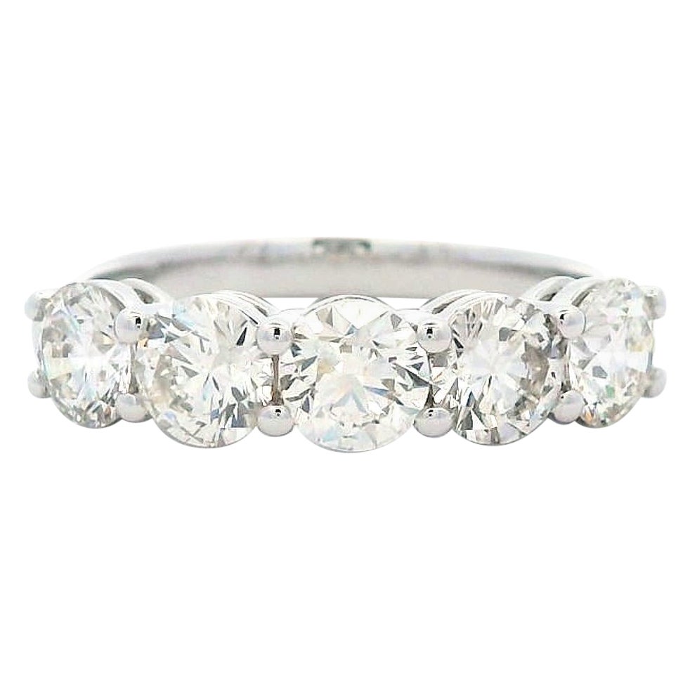 Alexander Beverly Hills 1.70ct Round Diamond Eternity Half Band 18k White Gold