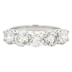 Alexander Beverly Hills 1.70ct Round Diamond Eternity Half Band 18k White Gold