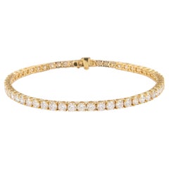 Alexander Beverly Hills Bracciale tennis con diamanti da 6,07 carati in oro giallo 18 carati