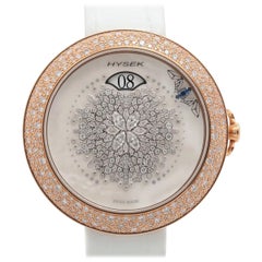 Hysek Kalysta Exotic Tale Jump Hour KA3926R95 18K Rose Gold MOP Full Diamond B&P