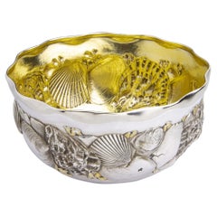 Aesthetic Era Sterling Bowl with Shell Motif by Whiting Manufacturing Company