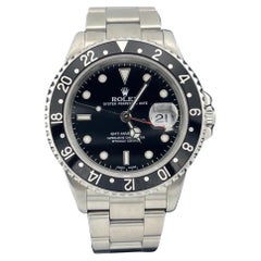 Orologio da uomo MINT Rolex GMT-Master II 40mm in acciaio inox 16710 nero Papers