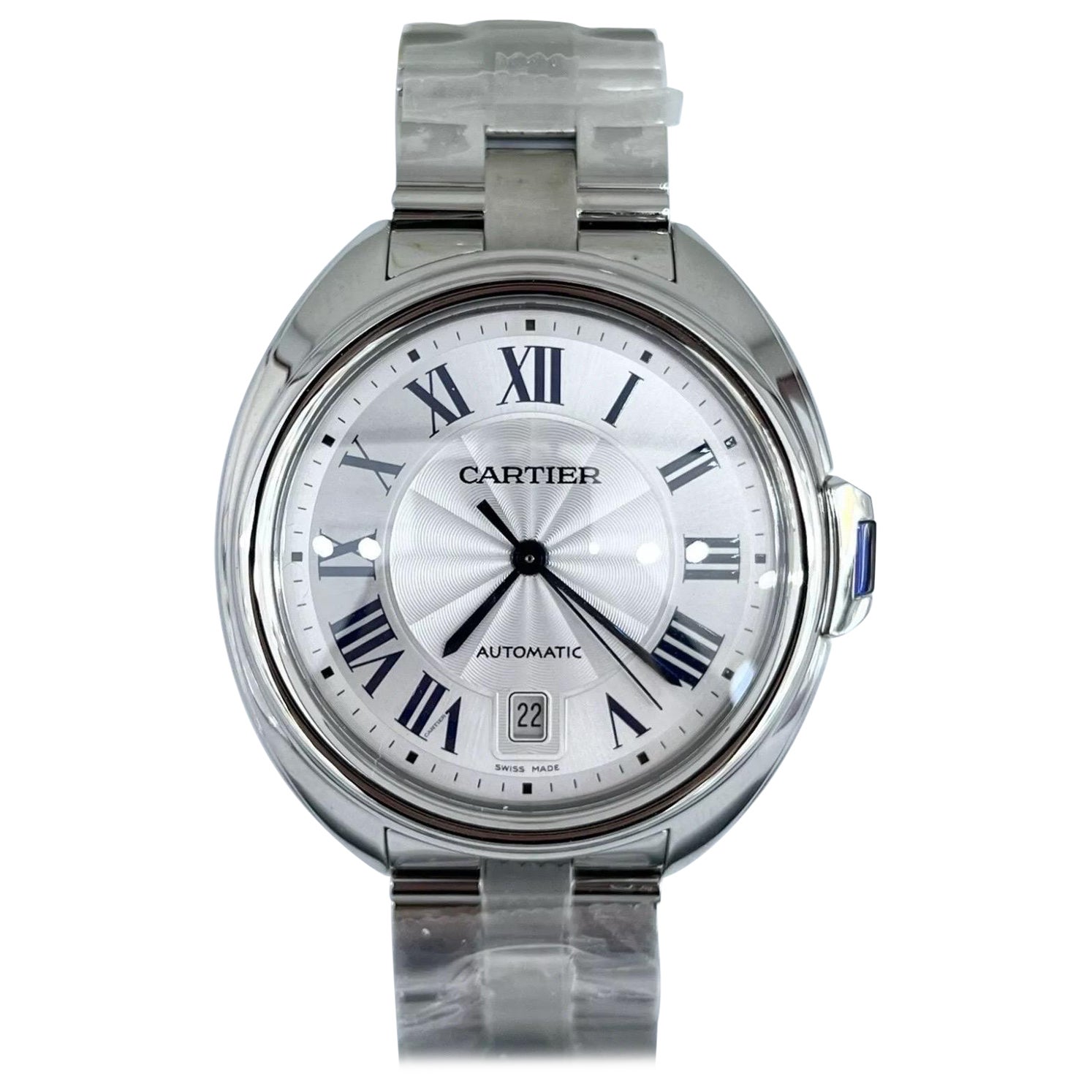 Cartier Cle De Cartier Stainless Steel Silver Dial 40mm WSCL0007 UNWORN