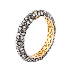 Antique Polki Diamond Bracelet Natural Diamond Victorian Bracelet