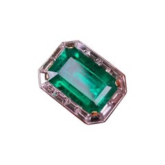 Emilio Joyas Anillo Esmeralda Muzo Importante Sin Aceite