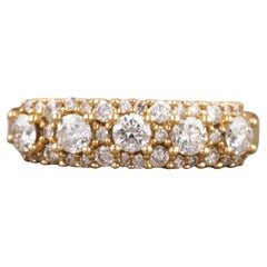 Anillo Solitario Eterno de Diamantes en Oro Macizo de 14 K (Certificado)