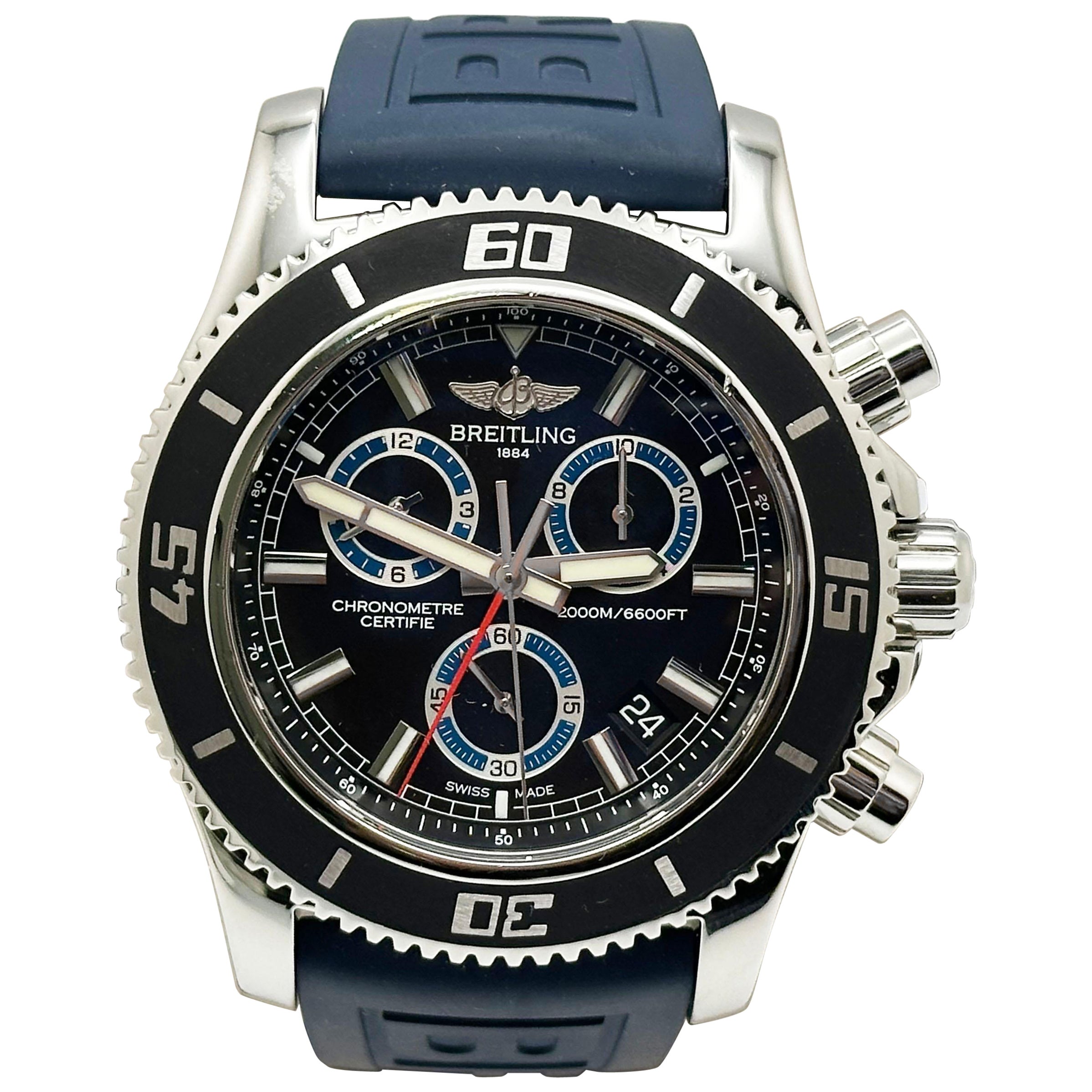 Breitling Superocean Chronograph M2000 A73310 Stainless Steel Box Paper 46mm