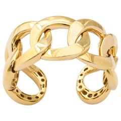 Gold Open Link Bracelet 12