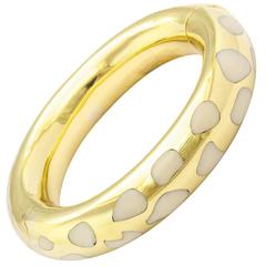 Tiffany & Co. Coral Gold Tubular Bangle Bracelet