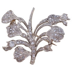 Georgian- Diamond “Thistle” Brooch