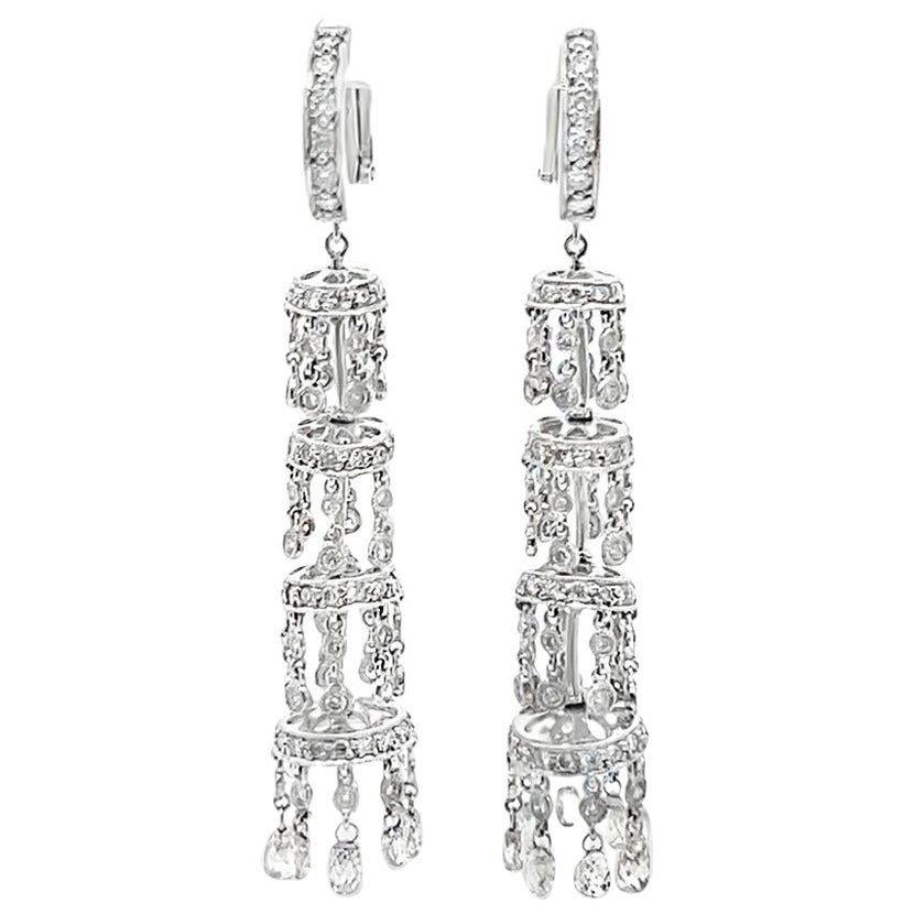 Diamond Chandelier Earrings