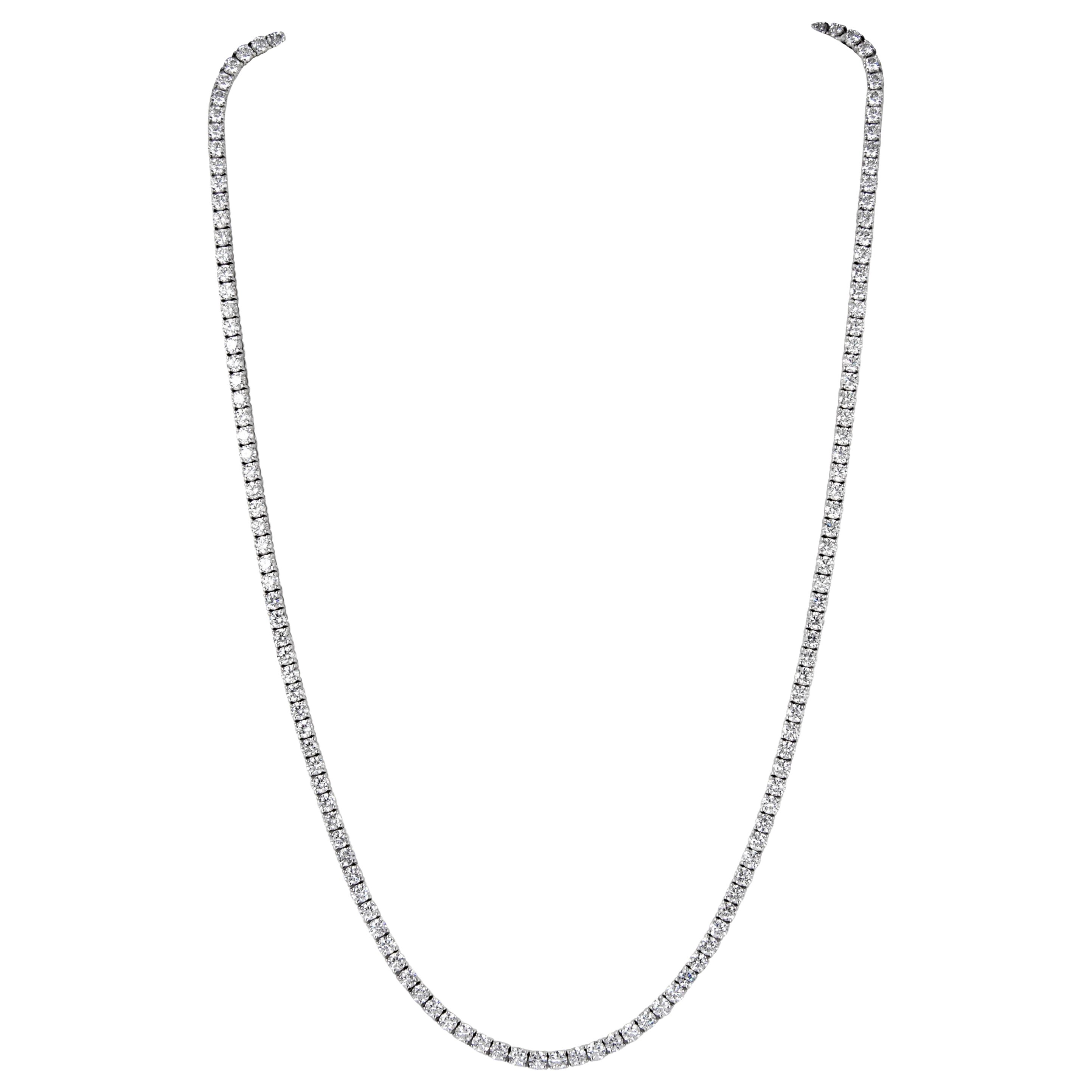 Alexander Beverly Hills Collar de tenis con diamantes de 39,07 ct Oro blanco de 18 quilates 31 pulg.