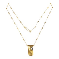 14ct Gold Pendant Necklace, Lapponia