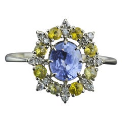 Zafiro, zafiros  anillo.