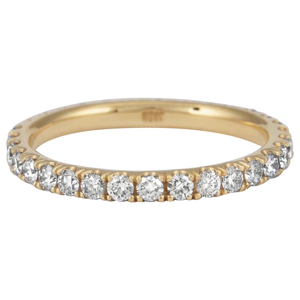 Alexander Beverly Hills 0.80 Carat Diamond Eternity Band 18 Karat Rose Gold 6.5