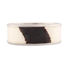 ALEXANDER TILLANDER Retro Sterling Silver Enamel Cuff