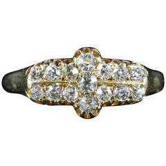 Antique Edwardian Diamond Gold Ring 1910