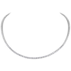 Alexander Beverly Hills Collier de tennis en diamants de 11,74ct D-F VVS 18k 16,5in
