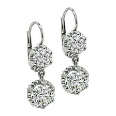 Orecchini con diamanti da 5,22cttw certificati GIA