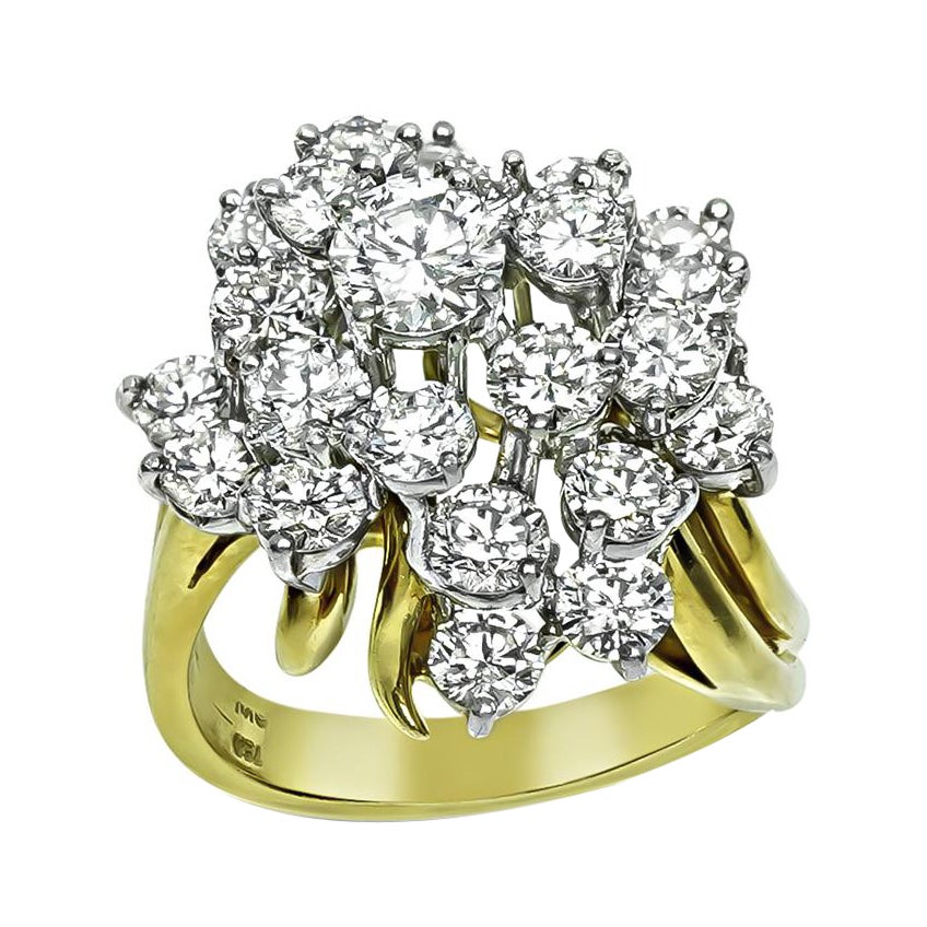 Kurt Wayne 3.50ct Diamond Gold Cocktail Ring