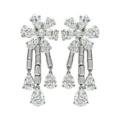8.00ct Diamond Platinum Earrings