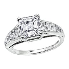 GIA Certified 1.61ct Diamond Engagement Ring