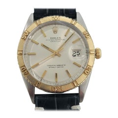 Vintage Mens Rolex Oyster Datejust 1625 Thunderbird 18k SS 36mm 1960s Automatic RA421B