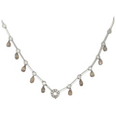 Briolette Diamond Necklace