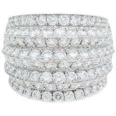Van Cleef & Arpels Diamond White Gold Cocktail Ring 4