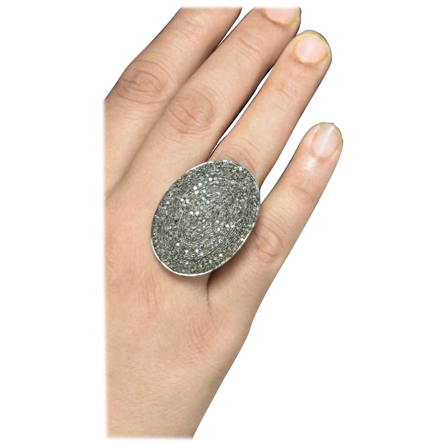 Wedding Ring 2.50 ct Pave Diamond Ring 925 Sterling Silver Diamonds Ring For Her