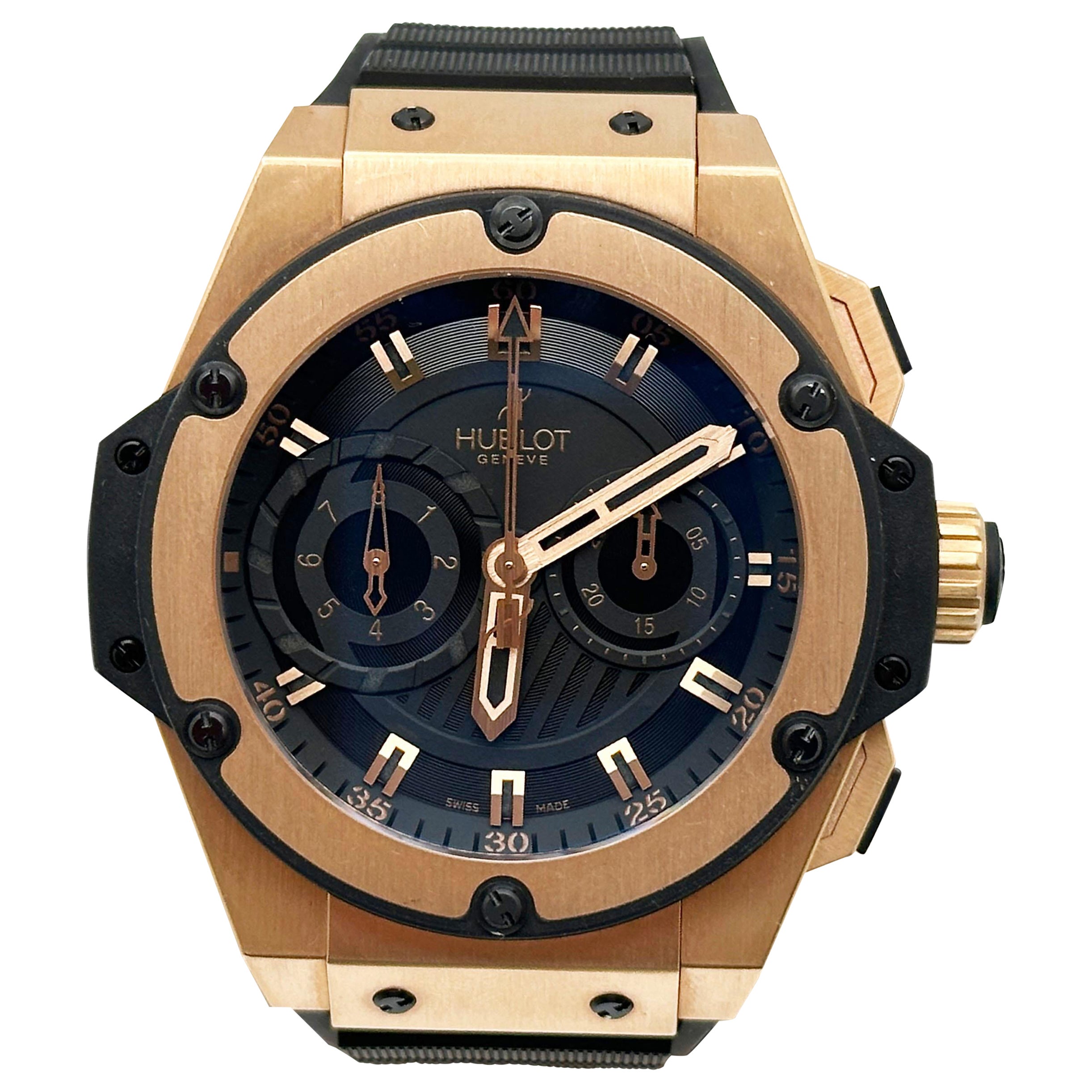Hublot King Power Big Bang Foudroyante 715.PX.1128.RX 18K Rose Gold Box Paper
