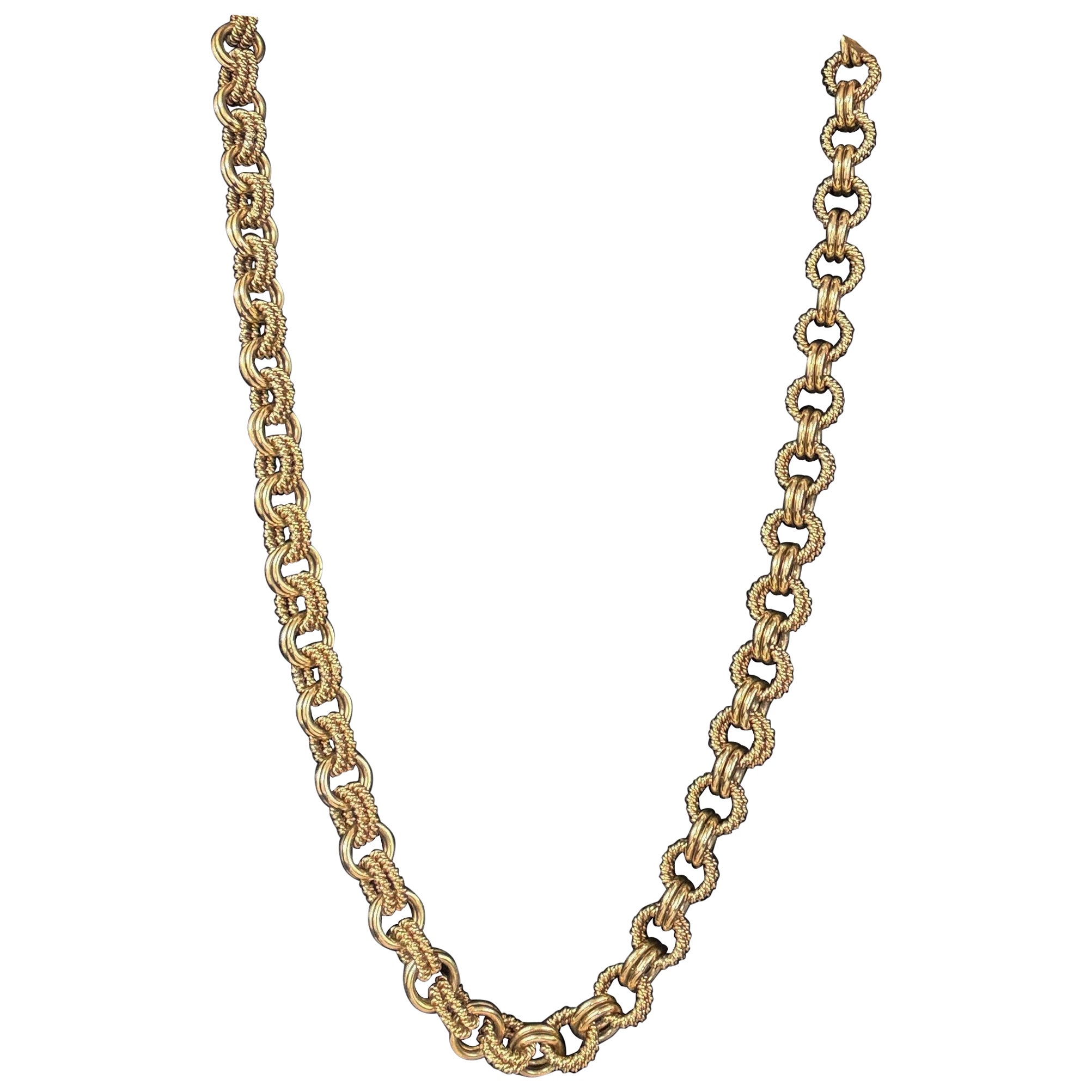 Vintage, Tiffany & Co. lange Halskette aus Gelbgold