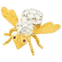 Herbert Rosenthal Diamond Gold Bee